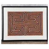 Panama Hand Stitched Kuna Mola Textile