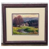 Randy Van Beek Winter into Spring Painting