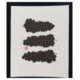 Haku Maki Grape Woodblock Print
