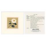 Haku Maki Flower Woodblock Print