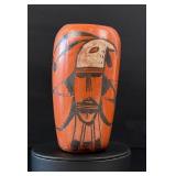 Historic Hopi Pueblo Pottery Cylinder Vase