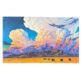 William Hawkins Range Storm Oil Painting