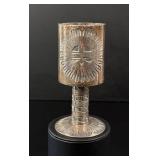 Bobba Tewa Hopi Sterling Silver Chalice Cup