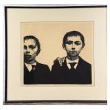 Charles Wells Childhood of a Leader Etching