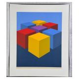 Marko Spalatin Cube Group Serigraph