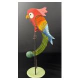 Mackaw Parrot Balance Toy Kinetic Sculpture