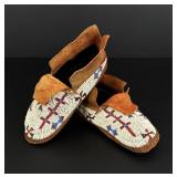Sioux Native American Indian Beaded Moccasins