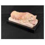 Jane Armstrong Waiting Fox Marble Sculpture