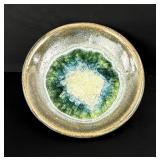 Crystalline Glaze Studio Pottery Bowl