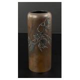 Heintz 3659 Sterling Silver Bronze Vase