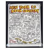New York is Book Country Keith Haring Poster