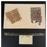 Ancient Egyptian Coptic Textile Fragments