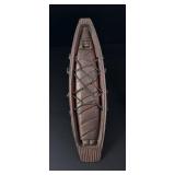 Salish Northwest Coast Indian Carved Canoe Toy
