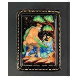 Russian Palekh Fairy Tale Lacquer Box