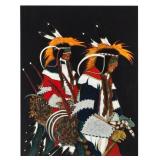 Kevin Red Star Crow Straight Dancers Painting