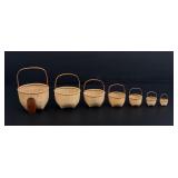 Nested Nantucket Graduated Basket Set