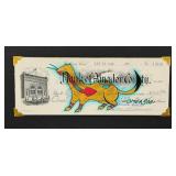 Lyle Omeasoo Blackfeet Montana Ledger Painting