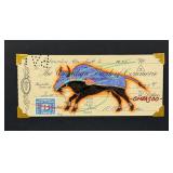 Lyle Omeasoo Blackfeet Montana Ledger Painting
