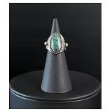 Navajo Sterling Silver Turquoise Ring