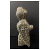 Steatite Native American Indian Bird Effigy Pipe