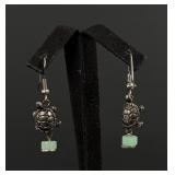 Sterling Silver Turtle Earrings