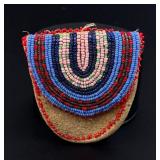 Cree Native American Indian Beaded Pouch