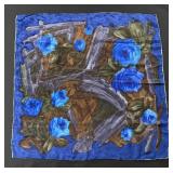 Abstract Art Silk Scarf