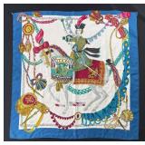 Hermes Le Timbalier Silk Scarf