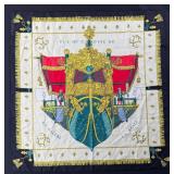 Hermes Vue du Carrosse de la Galere Silk Scarf