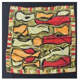Abstract Art Silk Scarf
