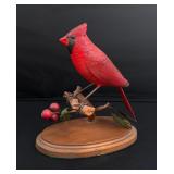 Stephen Adams Northern Cardinal Wood Carving