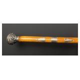 Civil War Sterling Silver Mounted Walking Stick