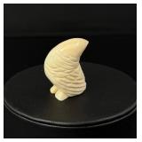 Alaskan Inuit Eskimo Carved Ivory Bird