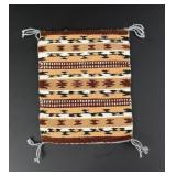 Miniature Navajo Indian Crystal Rug