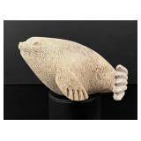 Norman Young Stagehead Whale Bone Carved Seal