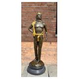 Fritz Bermann Native American Indian Bronze