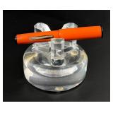 Miniature Orange Fountain Pen