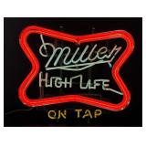 Vintage Miller High Life Beer Neon Sign