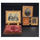 Collection of Daguerreotypes and Ambrotype
