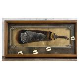 Joe Watkins Buffalo Painted Feather