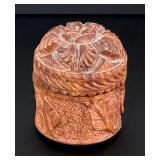 Carved Wood Trinket Box