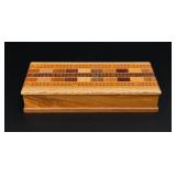 Native Timbers of New Zealand Cribbage Board Box