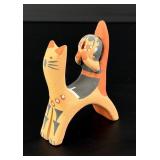 Helen Sando Jemez Pueblo Pottery Cat