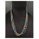 Excavated Ancient Egyptian Mummy Bead Necklace