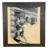 Stockton Mulford Faster and Faster Painting