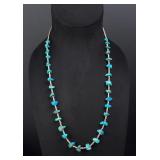 Santo Domingo Pueblo Turquoise Heishi Necklace