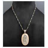Allen Aragon Navajo Sterling Silver Necklace