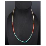 Santo Domingo Pueblo Rolled Heishi Necklace
