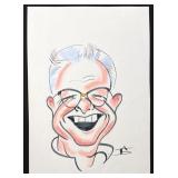 Mid Century New York Caricature Drawing