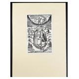 Nikolai Pavlovich Dmitrevsky Russian Etching
